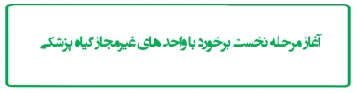 آغاز مرحله نخست برخورد با واحد های غیرمجاز گیاه پزشکی